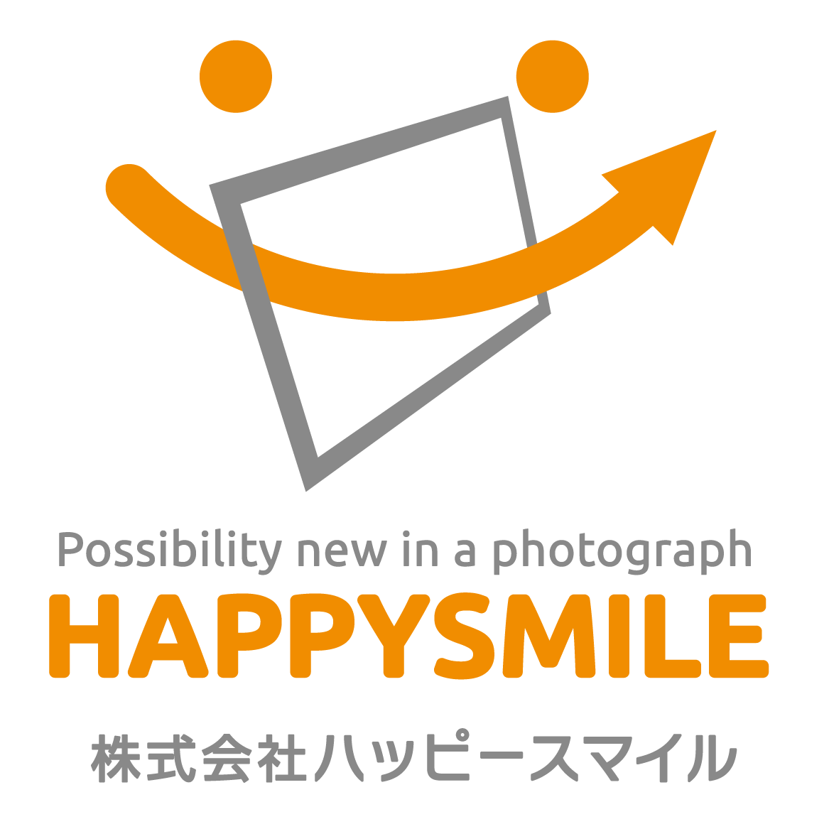 株式会社ハッピースマイル ロゴ（縦）